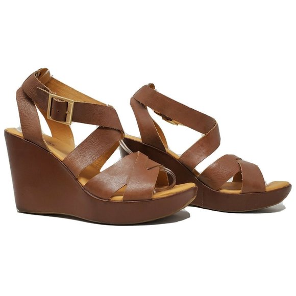 Kork-Ease Shoes - Korks Kork-Ease Wedge Sandal in Brown Women's